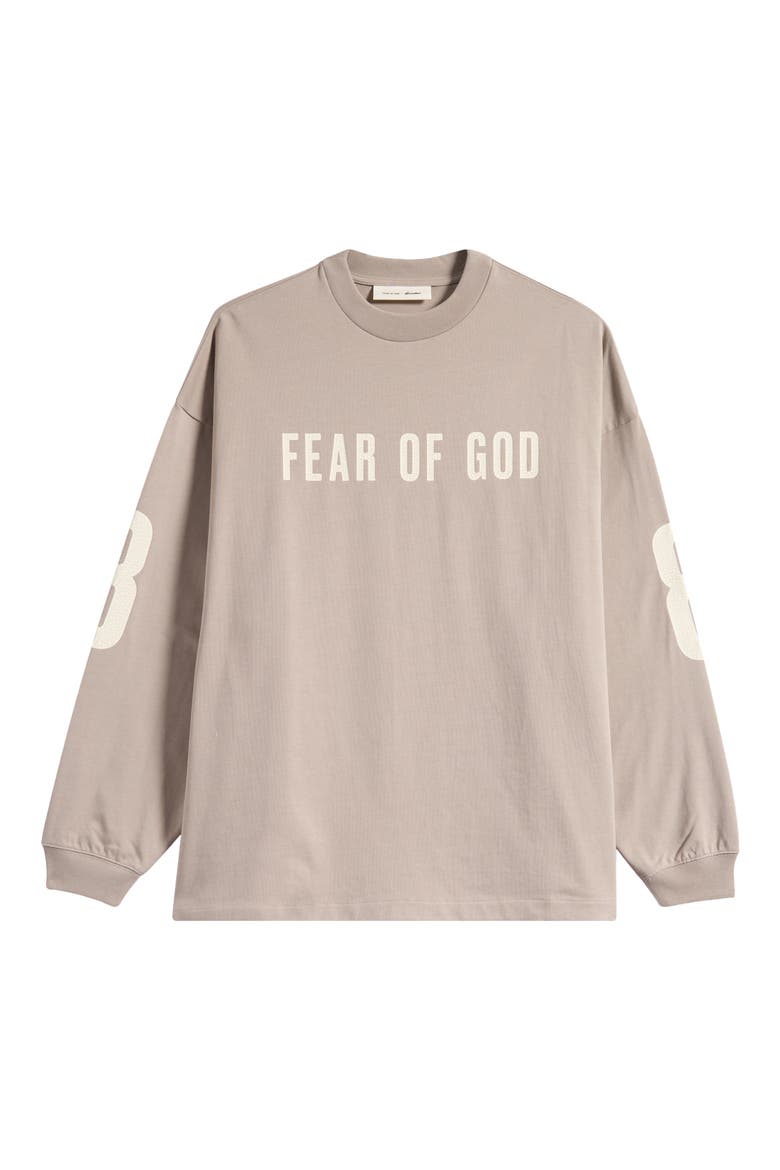Merch Oversize Long Sleeve Cotton Graphic T-Shirt, Alternate, color, SEAL