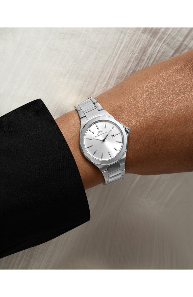 PORSAMO BLEU Victoria Bracelet Strap Watch, 33mm, Alternate, color, Silver