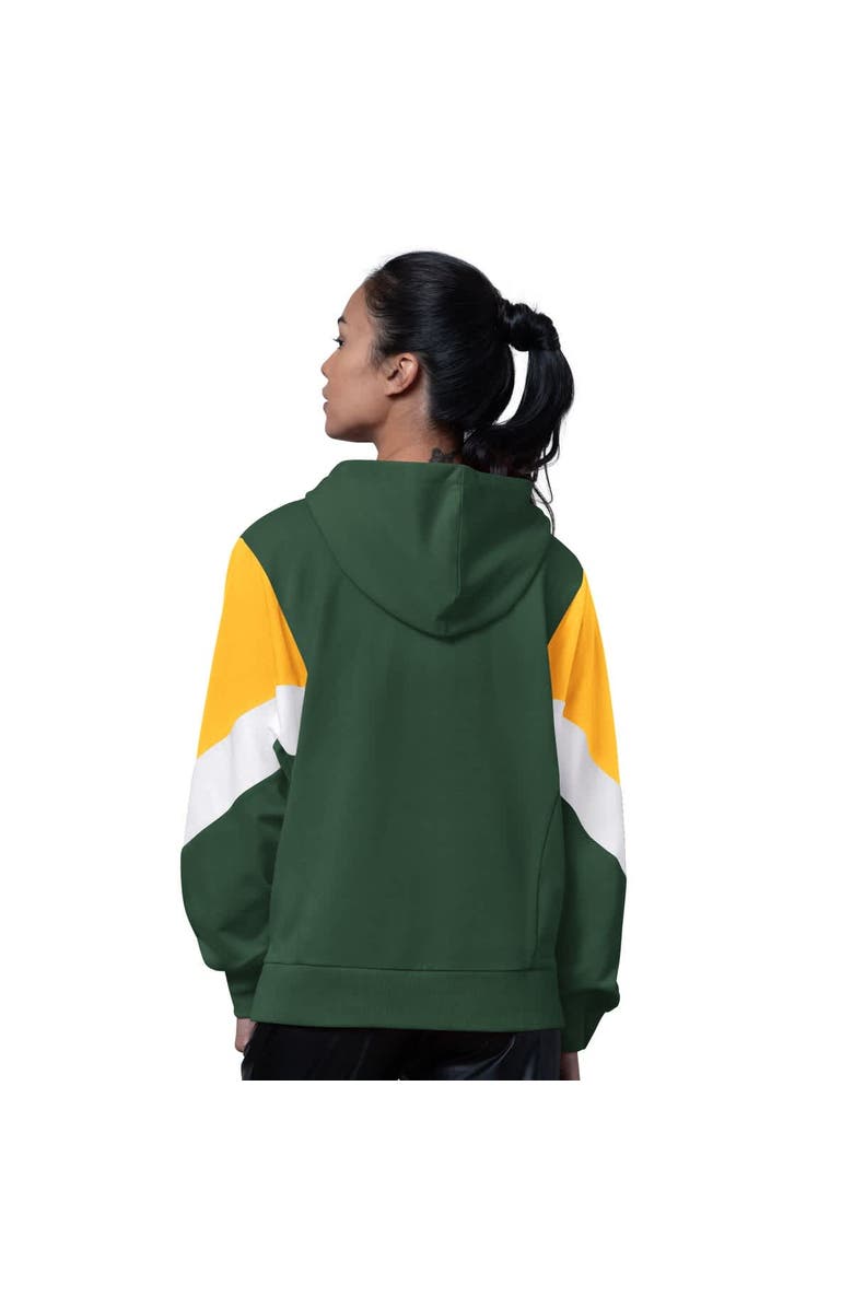 STARTER Women's Starter Green Green Bay Packers Scrimmage Hoodie, Alternate, color, Green