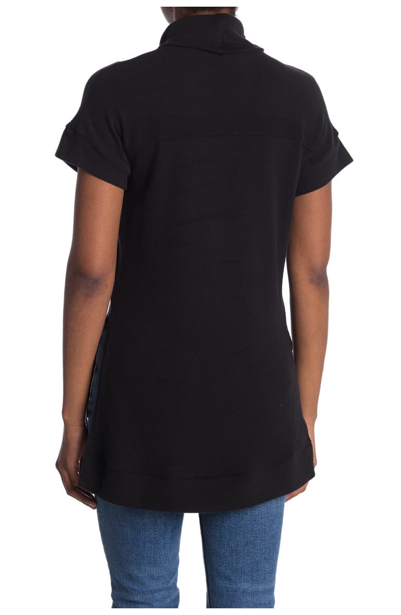 GO COUTURE Short Sleeve Turtleneck Sweater, Alternate, color, 