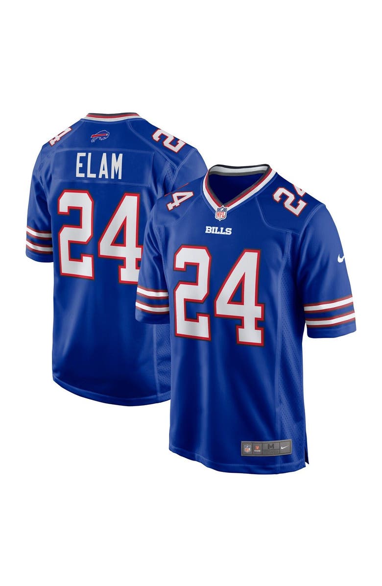 Nike Men's Nike Kaiir Elam Royal Buffalo Bills Player Game Jersey, Main, color, 