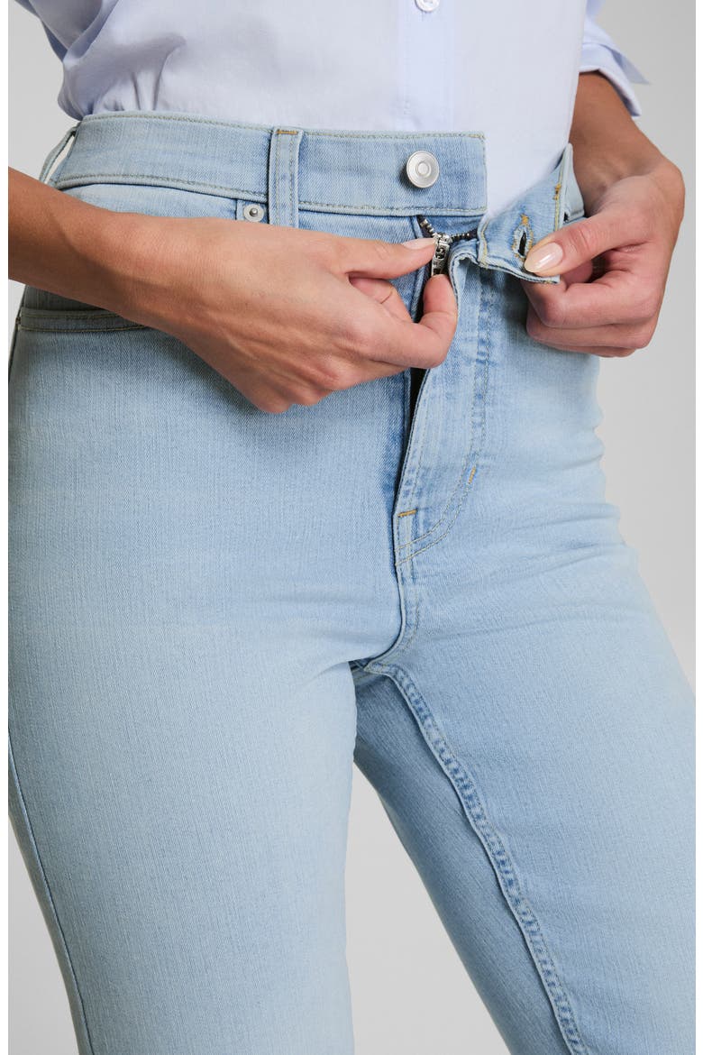 Slim Straight Leg Jeans, Alternate, color, TIDAL BLUE