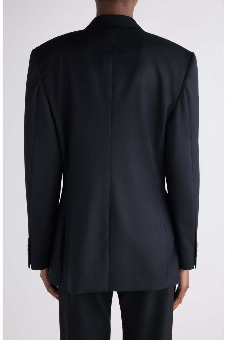 Tailored Wool Gabardine Jacket, Alternate, color, NEW BLACK