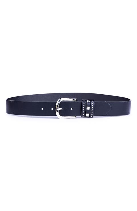 Studded Multi Keeper Belt