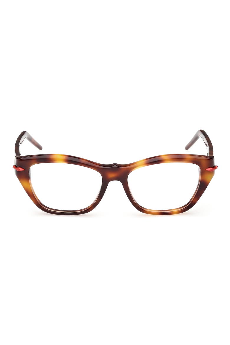 52mm Butterfly Optical Glasses, Main, color, DARK HAVANA