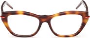 Christian Louboutin 52mm Butterfly Optical Glasses
