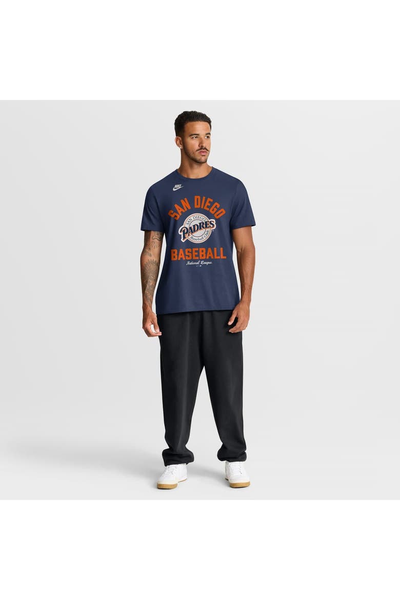 Men's Nike Navy San Diego Padres Cooperstown Collection T-Shirt, Alternate, color, Navy