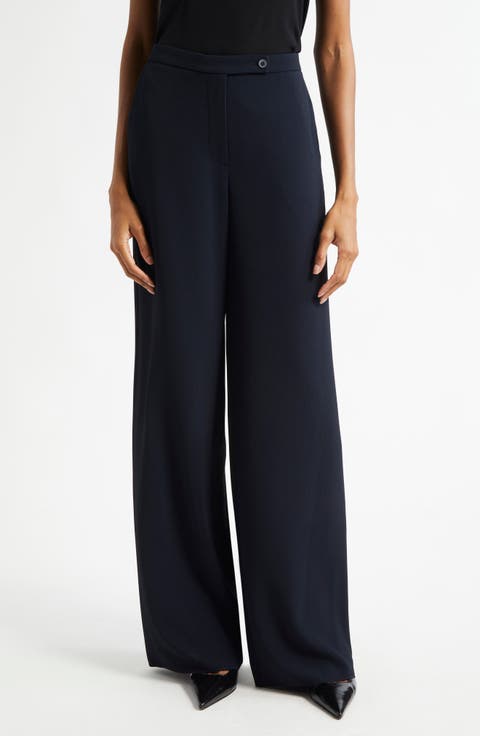 Women's Emporio Armani Wide-Leg Pants | Nordstrom Women's Emporio Armani Wide-Leg Pants | Nordstrom