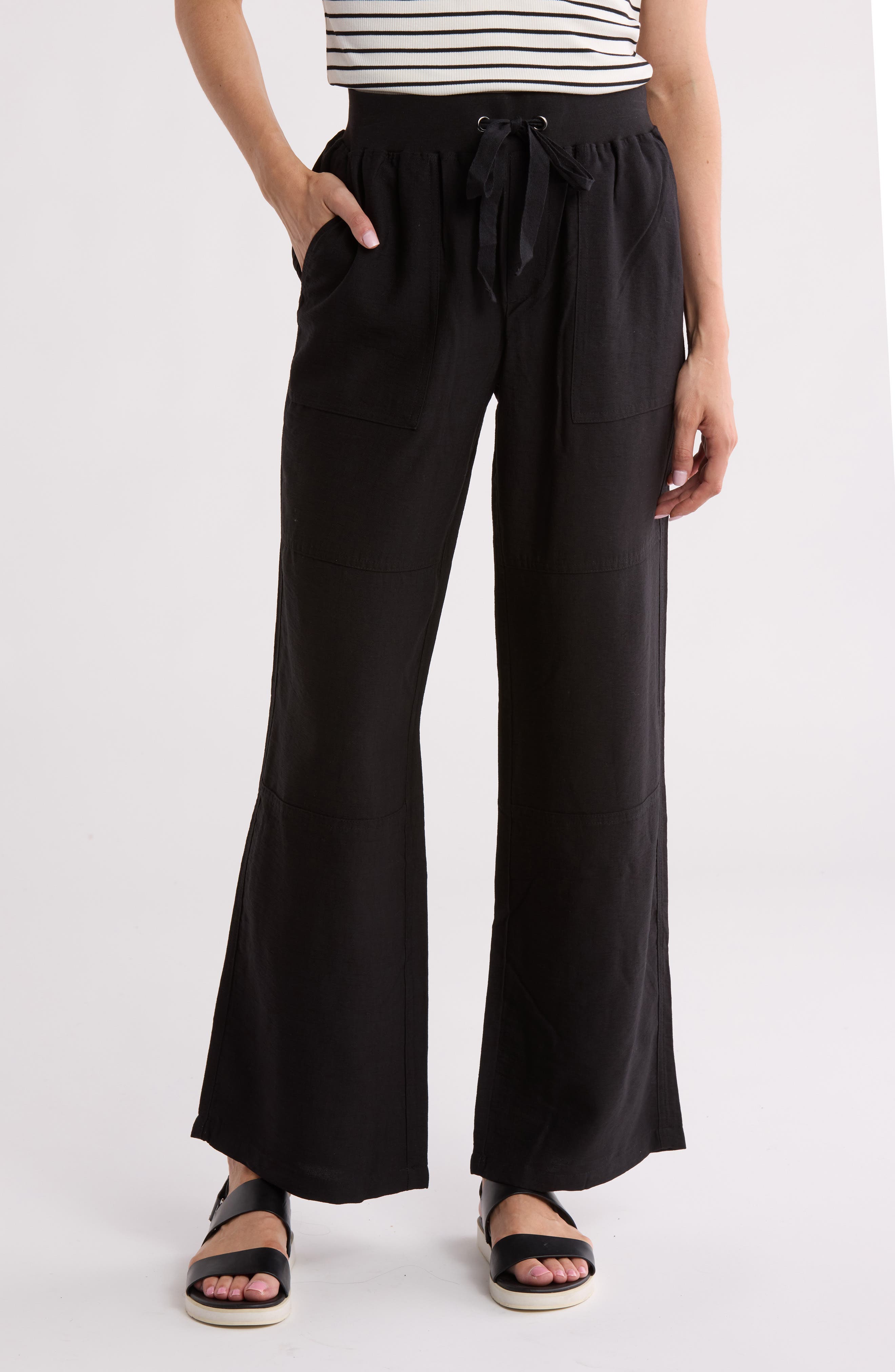 Sanctuary Twill Wide Leg Pants