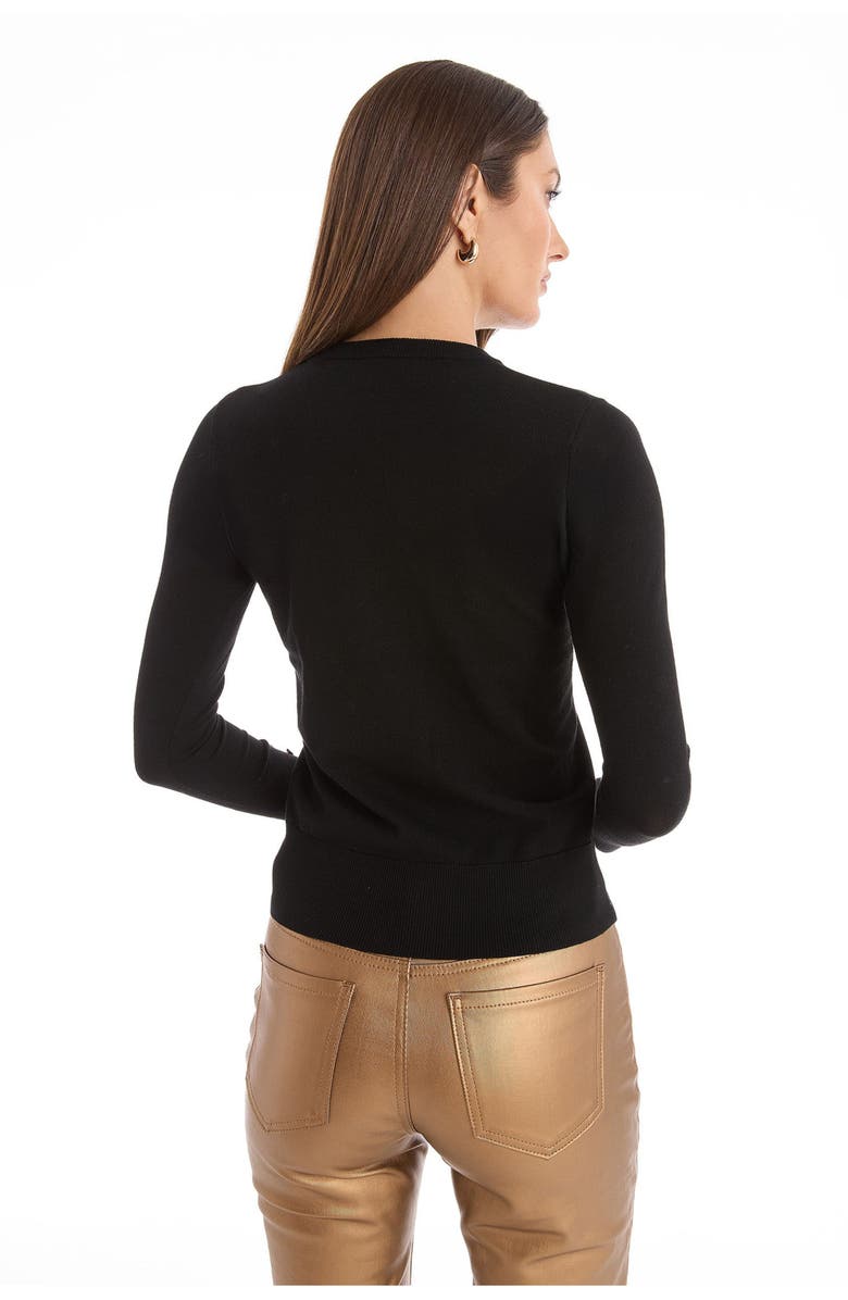 The Noli Shop Marcela Knit Top, Alternate, color, Black