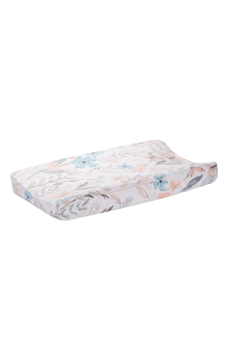Lambs & Ivy Baby Blooms Watercolor Floral Changing Pad Cover, Alternate, color, Floral