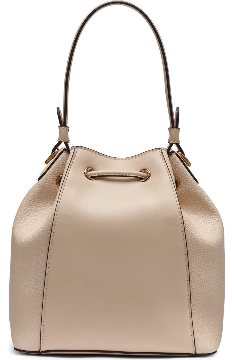 KARL LAGERFELD PARIS Adele Bucket, Alternate, color, Brie