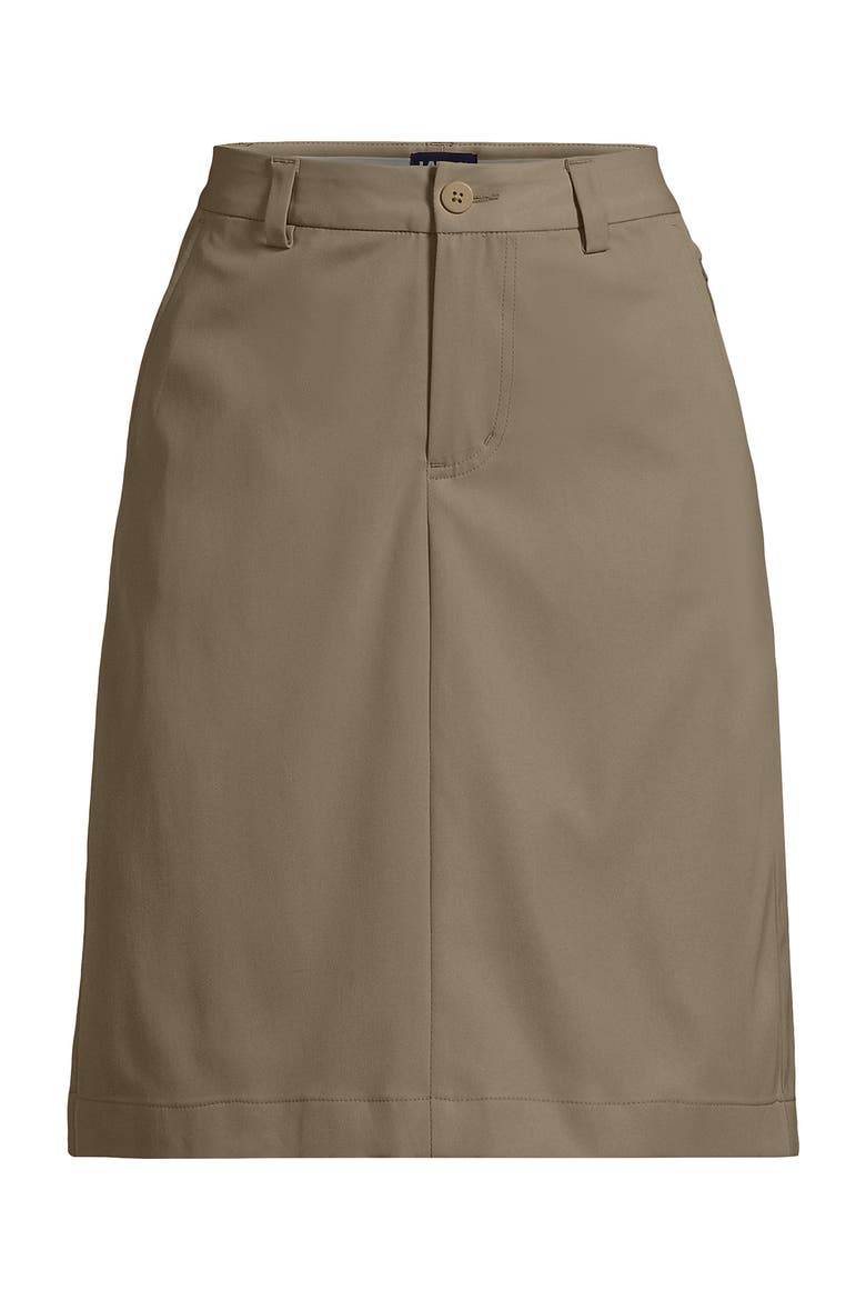 School Uniform  Active Chino Skort Top of the Knee, Alternate, color, Khaki
