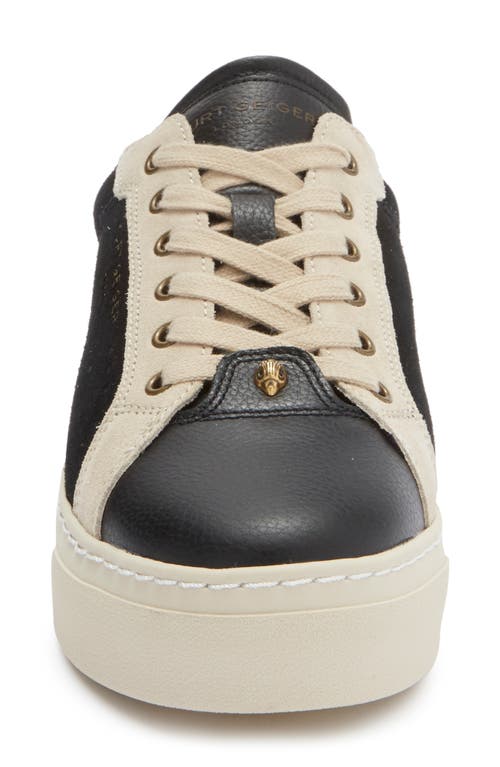 Kurt Geiger London Kensington Cupsole Platform Sneaker In Black