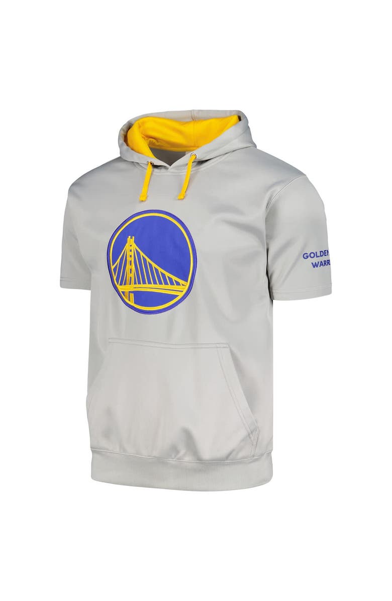FANATICS Men's Fanatics Branded Silver Golden State Warriors Big & Tall Logo Pullover Hoodie, Alternate, color, Silver