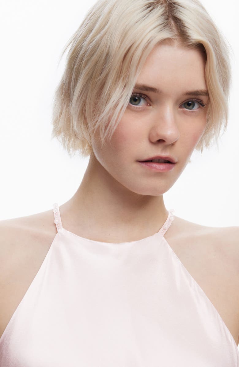 Desigual Sleeveless Satin Dress, Alternate, color, 