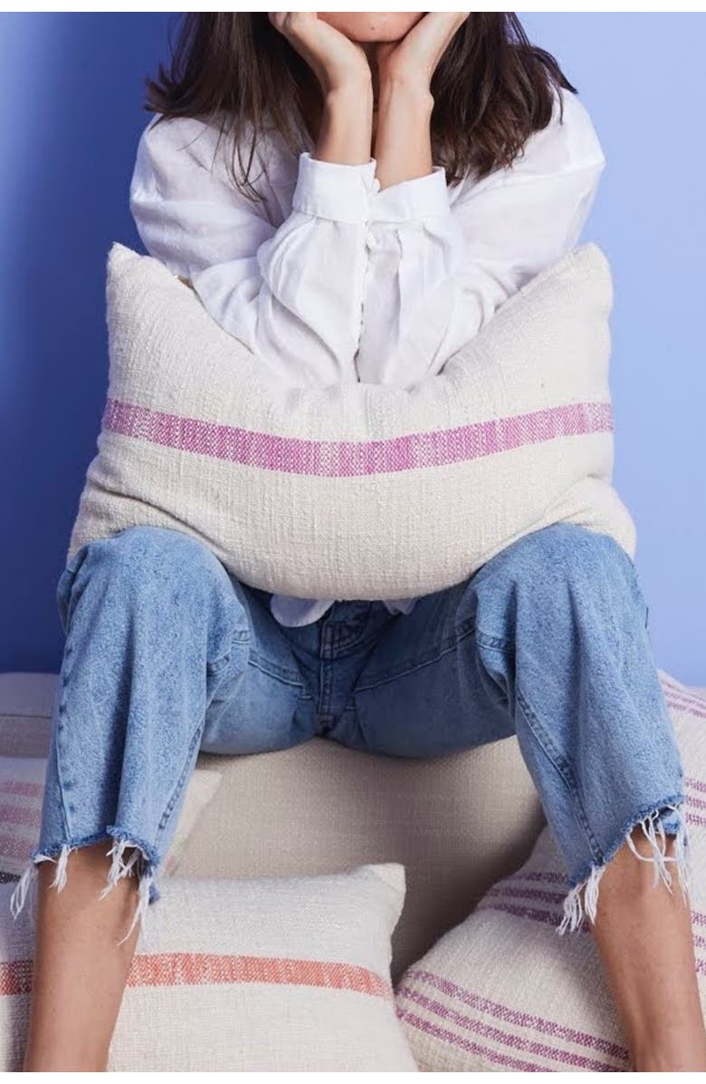 Pillowpia Linus Lumbar Pillow Cover, Alternate, color, Orchid