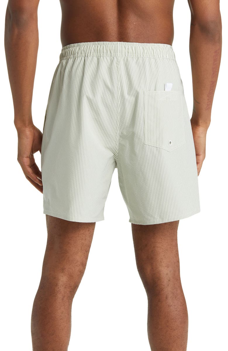 Saturdays NYC Timothy Seersucker Swim Shorts, Alternate, color, 