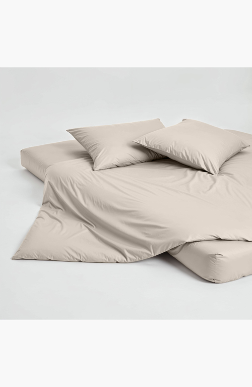 Italic Luxe Australian Sateen Pillowcase Set In Neutral