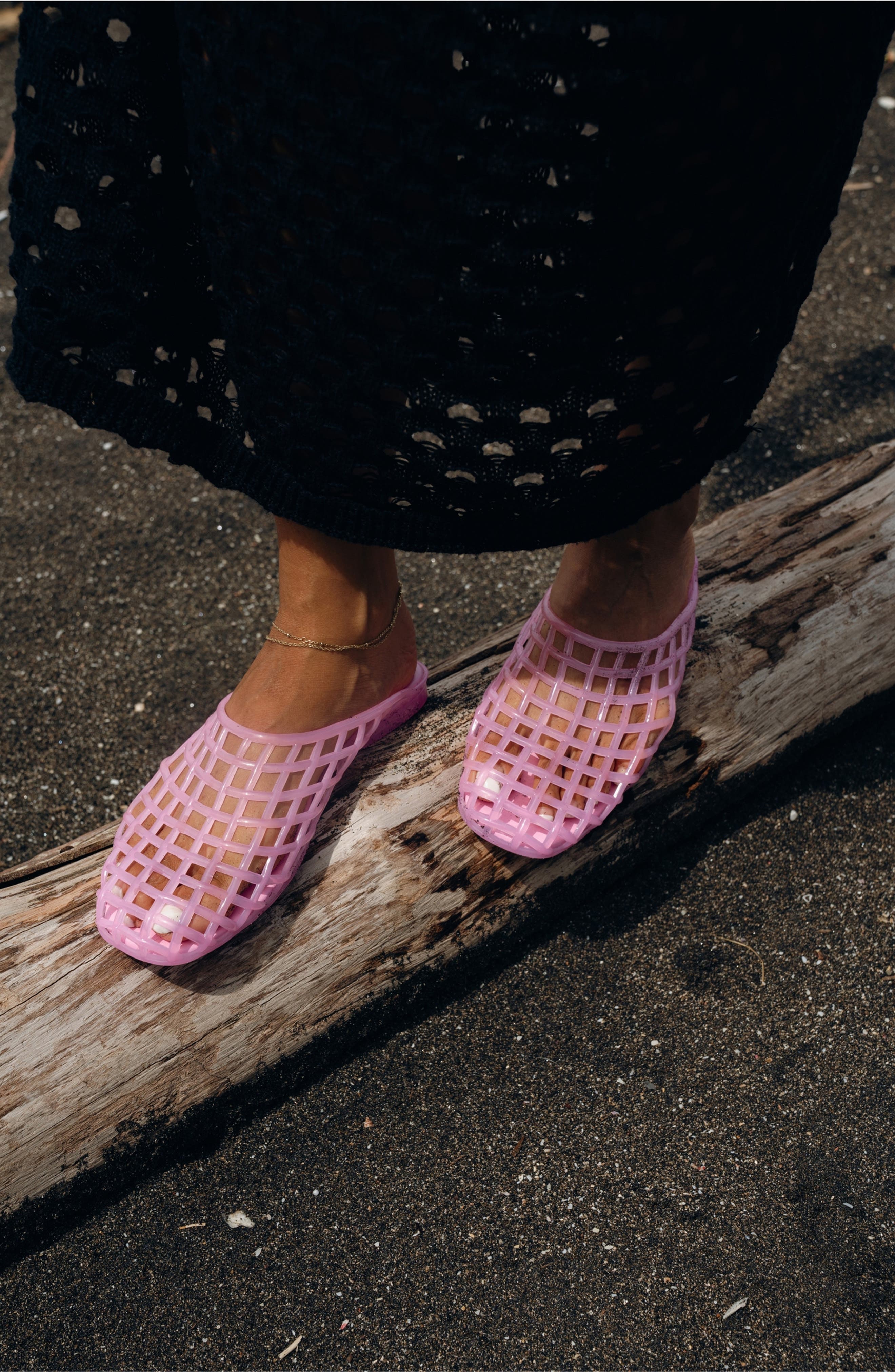 Jelavu Glimmr Jelly Mule, Alternate, color, Pink
