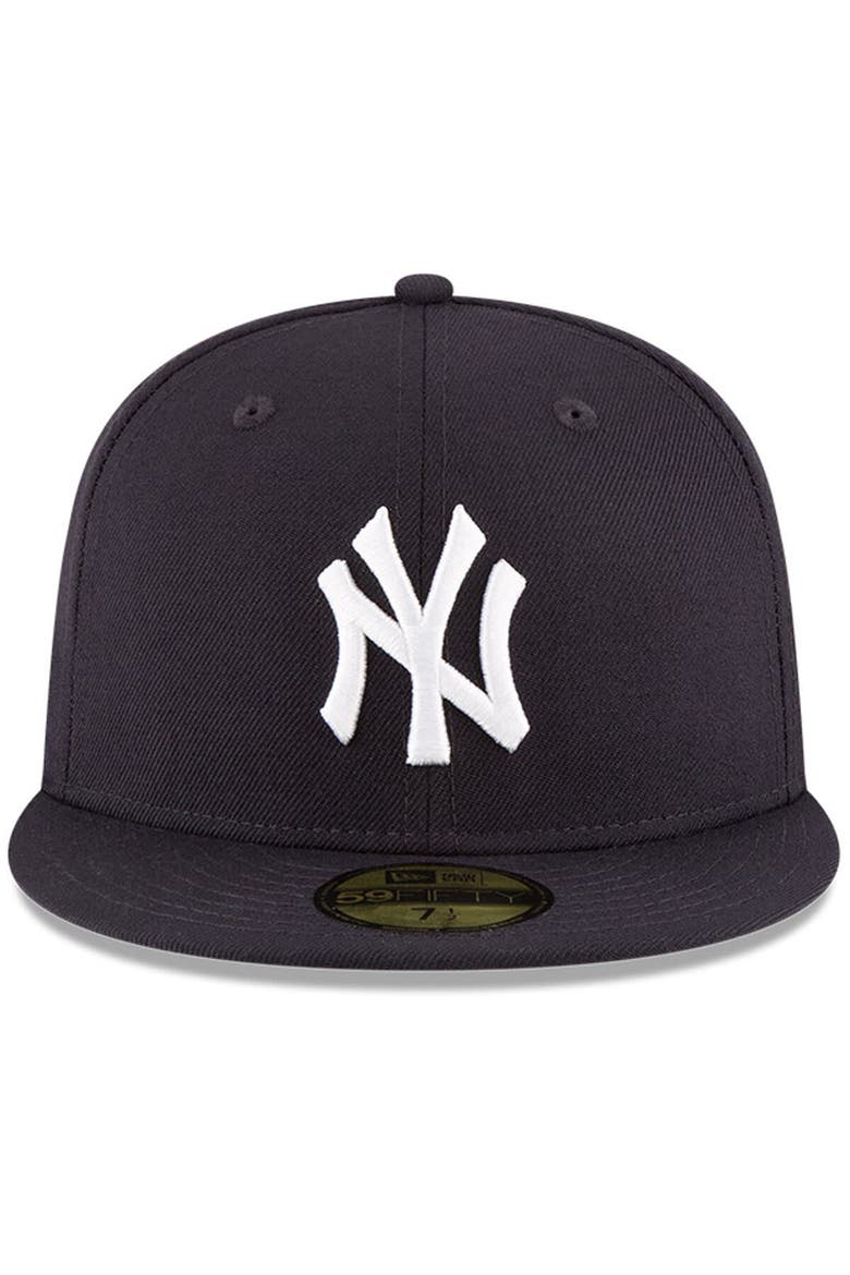 Men's New Era Navy New York Yankees World Series Wool Team 59FIFTY Fitted Hat, Alternate, color, Navy