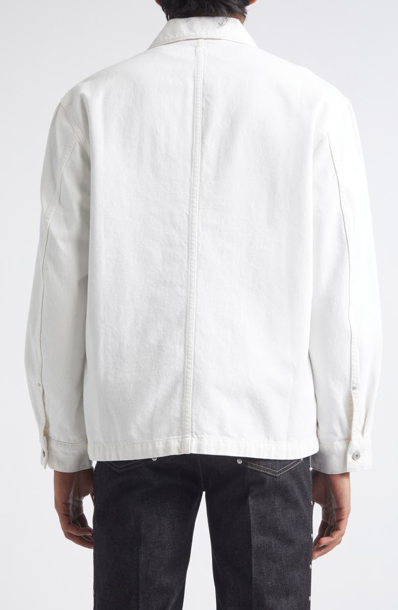 Lemaire Workwear Overshirt, Alternate, color, Milk