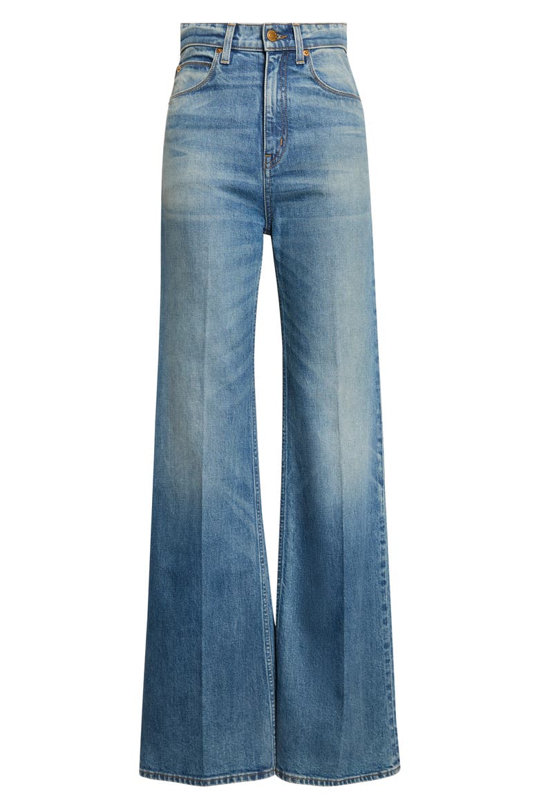 The Kenickie High Waist Wide Leg Jeans, Alternate, color, CLASSIC DARK