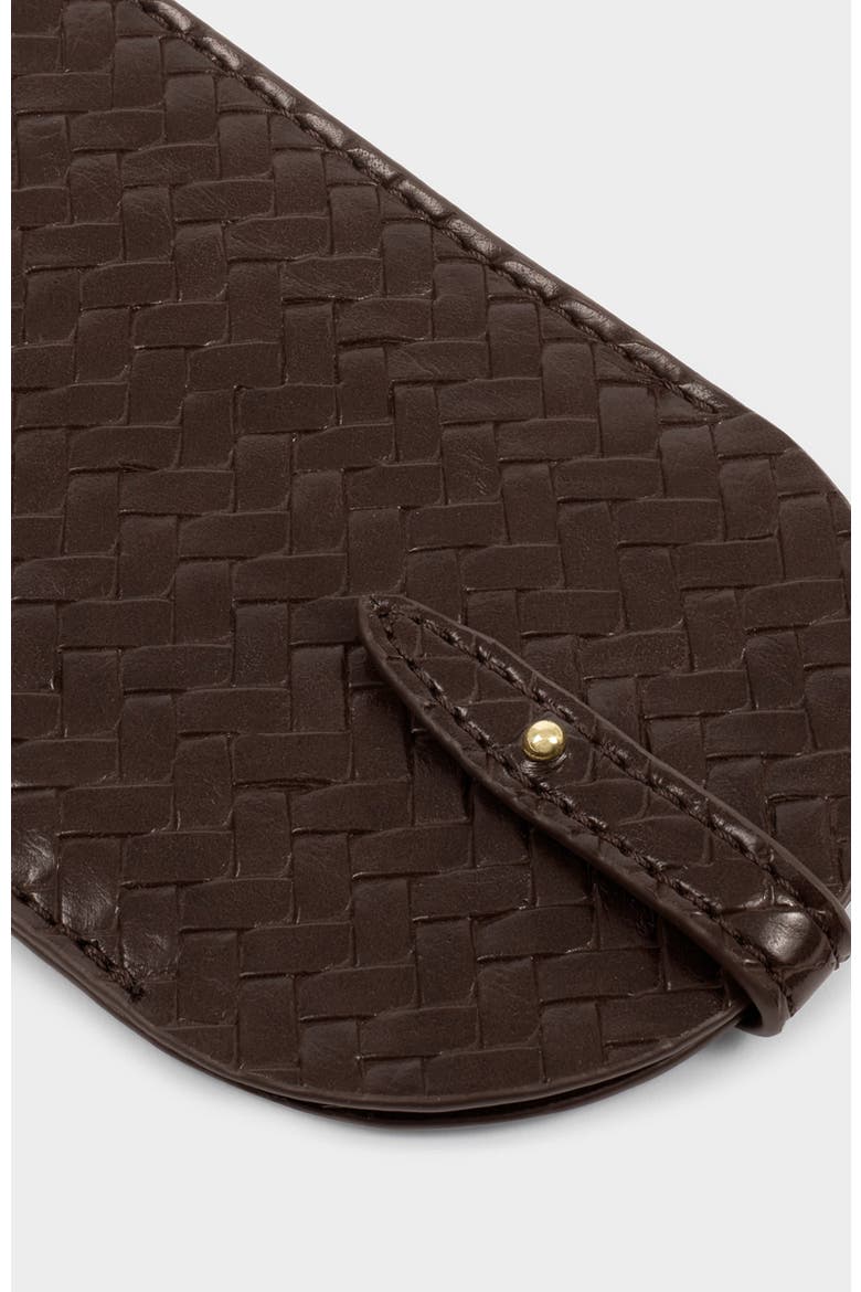Glasses Sleeve, Alternate, color, Chocolate Woven