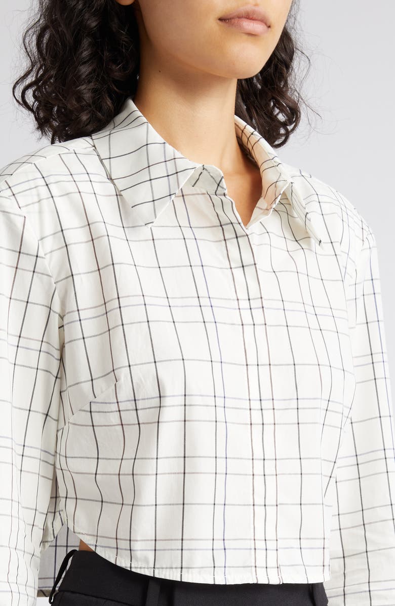 STAUD Seneca Cotton Poplin Button-Up Shirt, Alternate, color, 