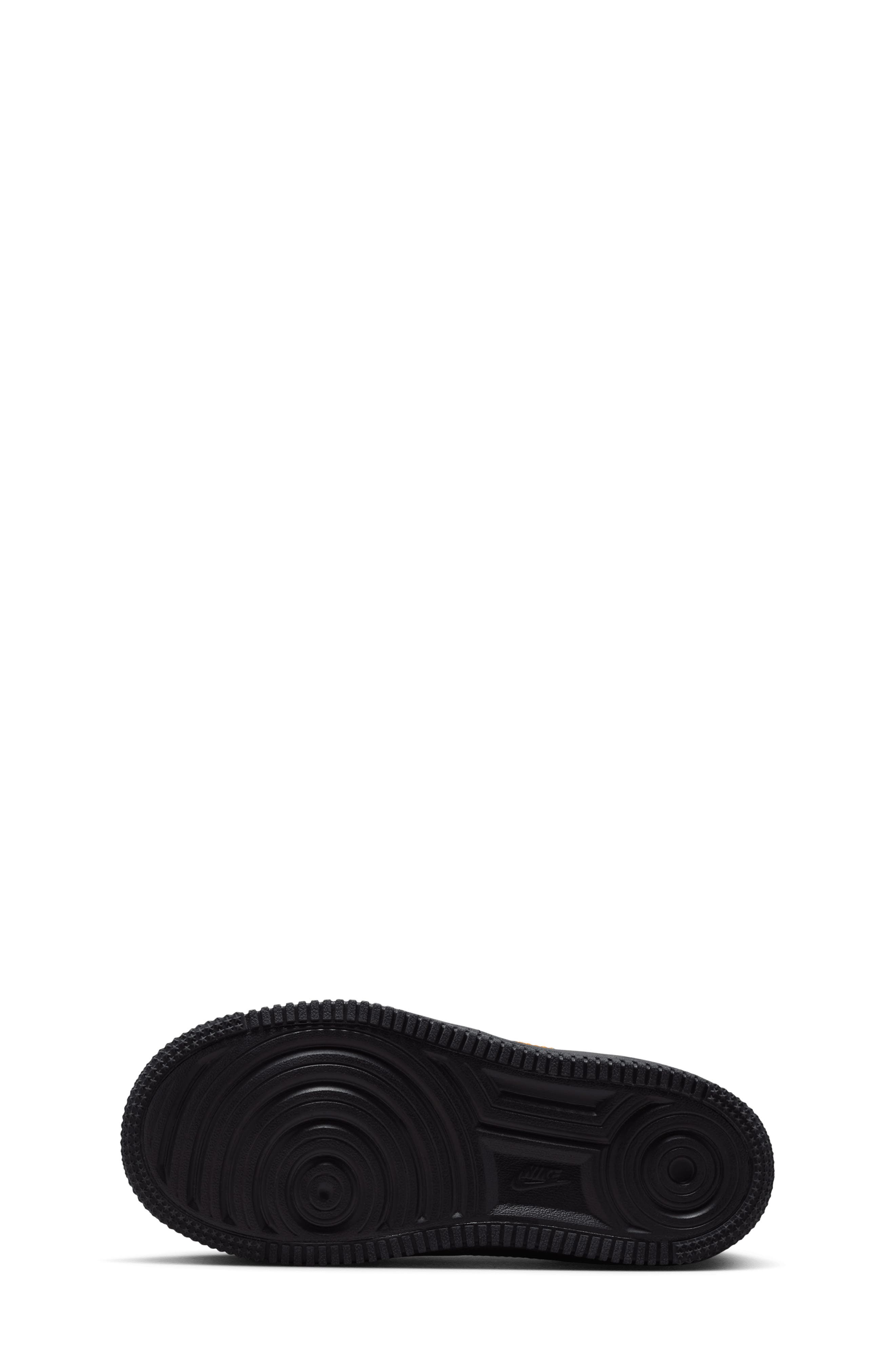 Kids' Force 1 Low Basketball Sneaker, Alternate, color, BLACK/ ORANGE/ RED/ GRAPE