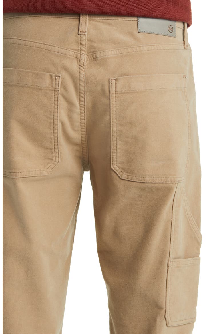 Wells Tapered Moleskin Carpenter Pants, Alternate, color, BARLEY HARVEST
