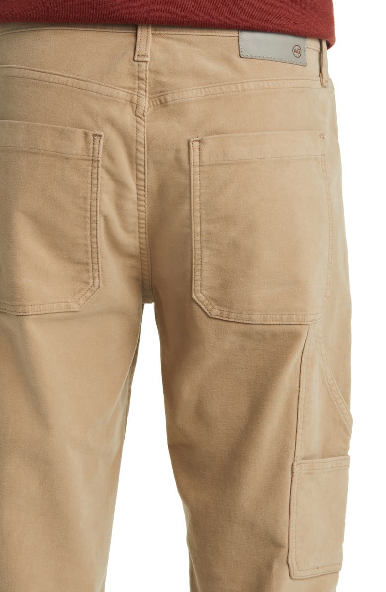 AG Wells Tapered Moleskin Carpenter Pants, Alternate, color, Barley Harvest