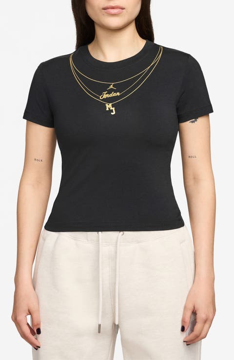 Trompe l'Oeil Embroidered T-Shirt