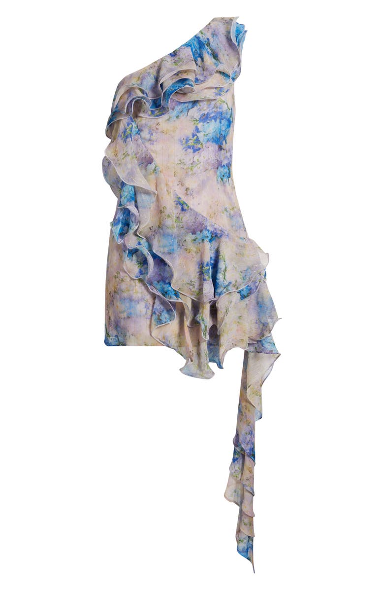 Elliatt Briony Floral One-Shoulder Minidress, Alternate, color, Floral Multi