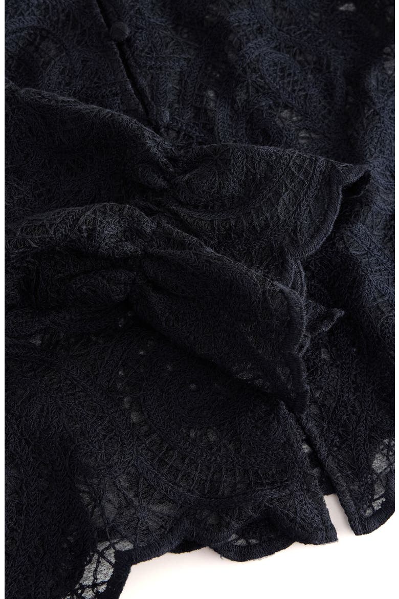 Long Sleeve Lace Top, Alternate, color, BLACK