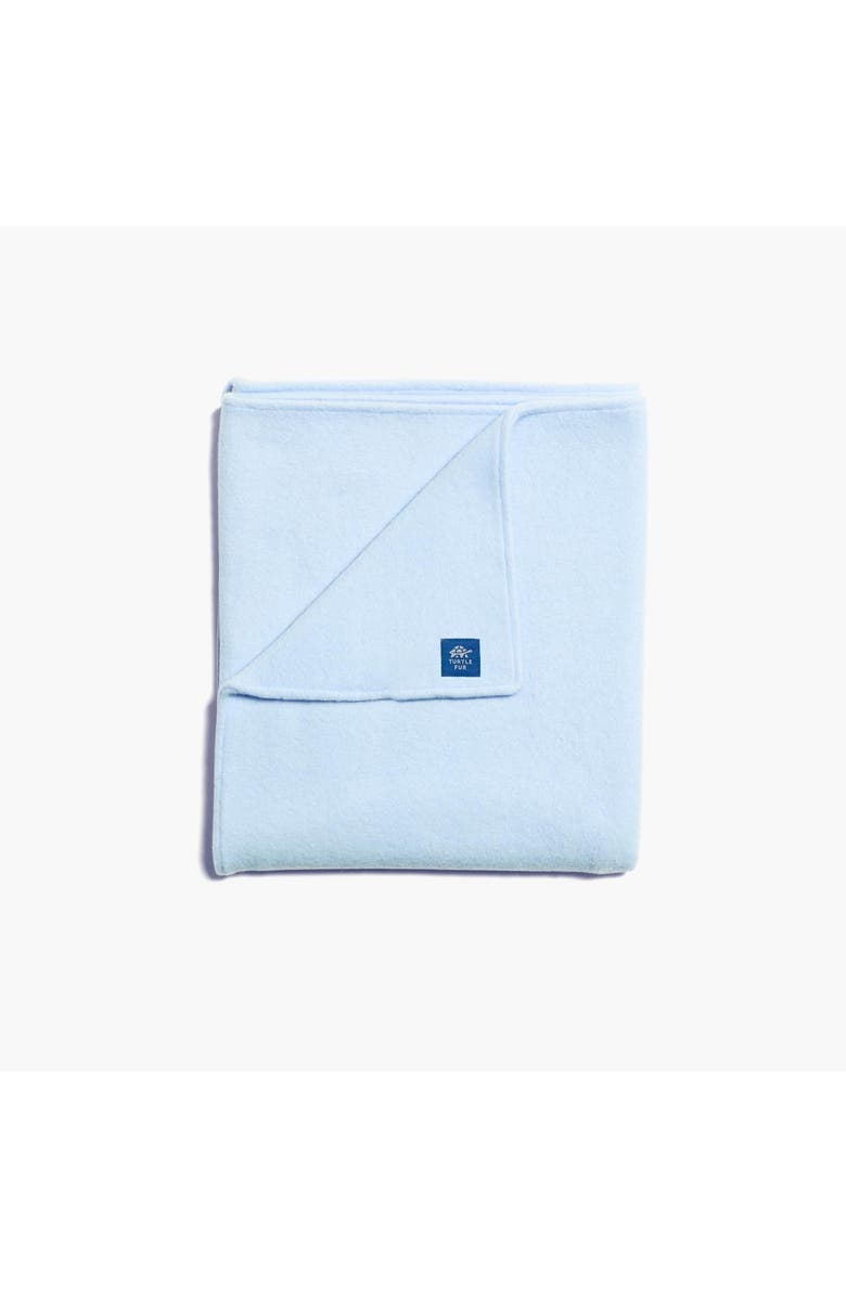 Turtle Fur Fleece Baby Security Blanket, Main, color, Light Blue