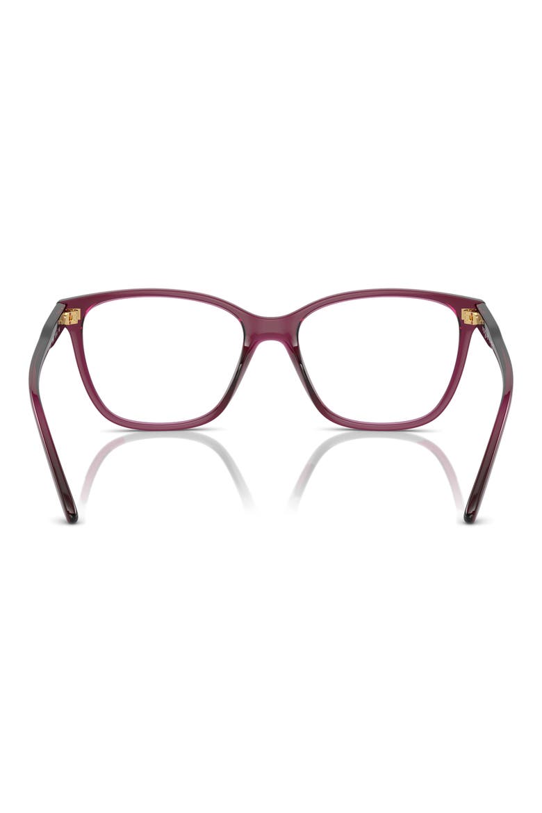 51mm Pillow Optical Glasses, Alternate, color, DARK RED