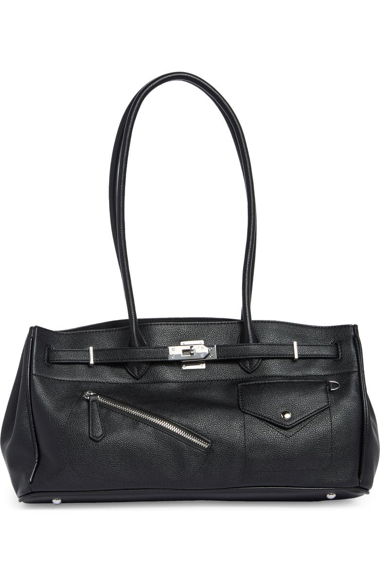 Melie Bianco Rocky Shoulder Bag, Main, color, Black