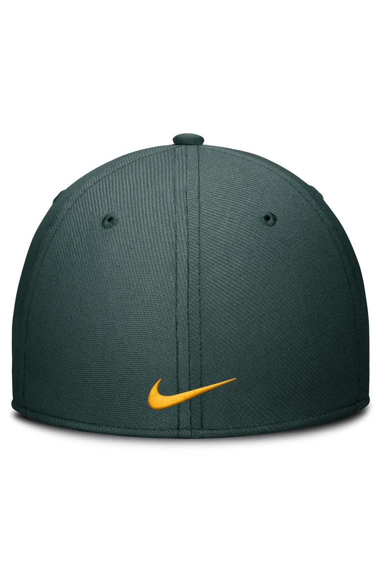 Nike Men's Nike Green Athletics Rise Performance Flex Hat, Alternate, color, Green