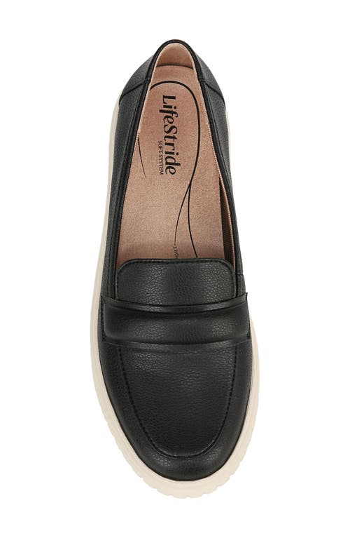 Shop Lifestride Geneva Slip-on Platform Sneaker In Black