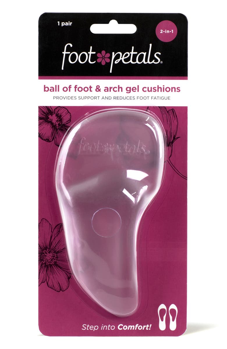 Foot Petals Gel Ball-of-Foot & Arch Cushions, Alternate, color, Gel
