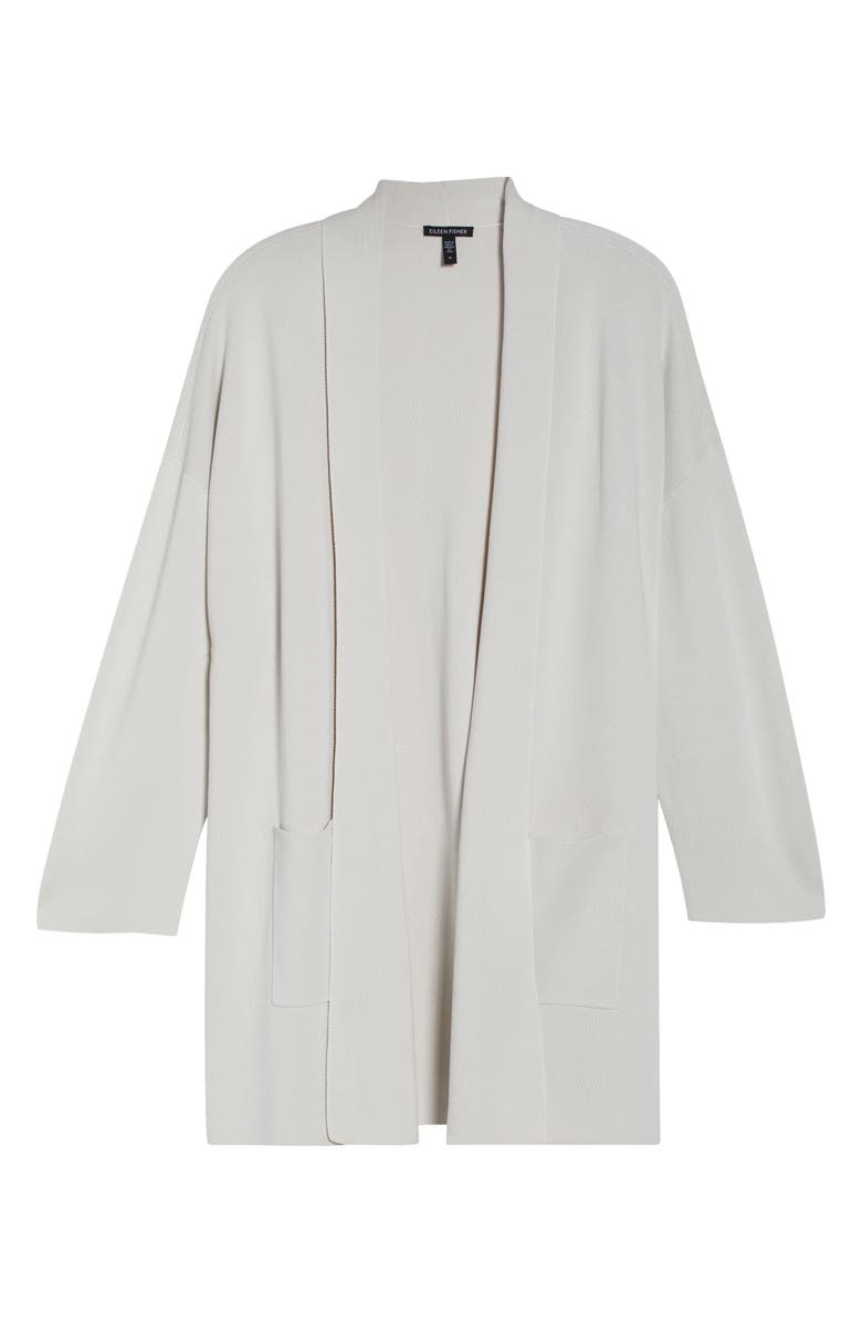 Eileen Fisher Silk & Organic Cotton Longline Cardigan, Alternate, color,