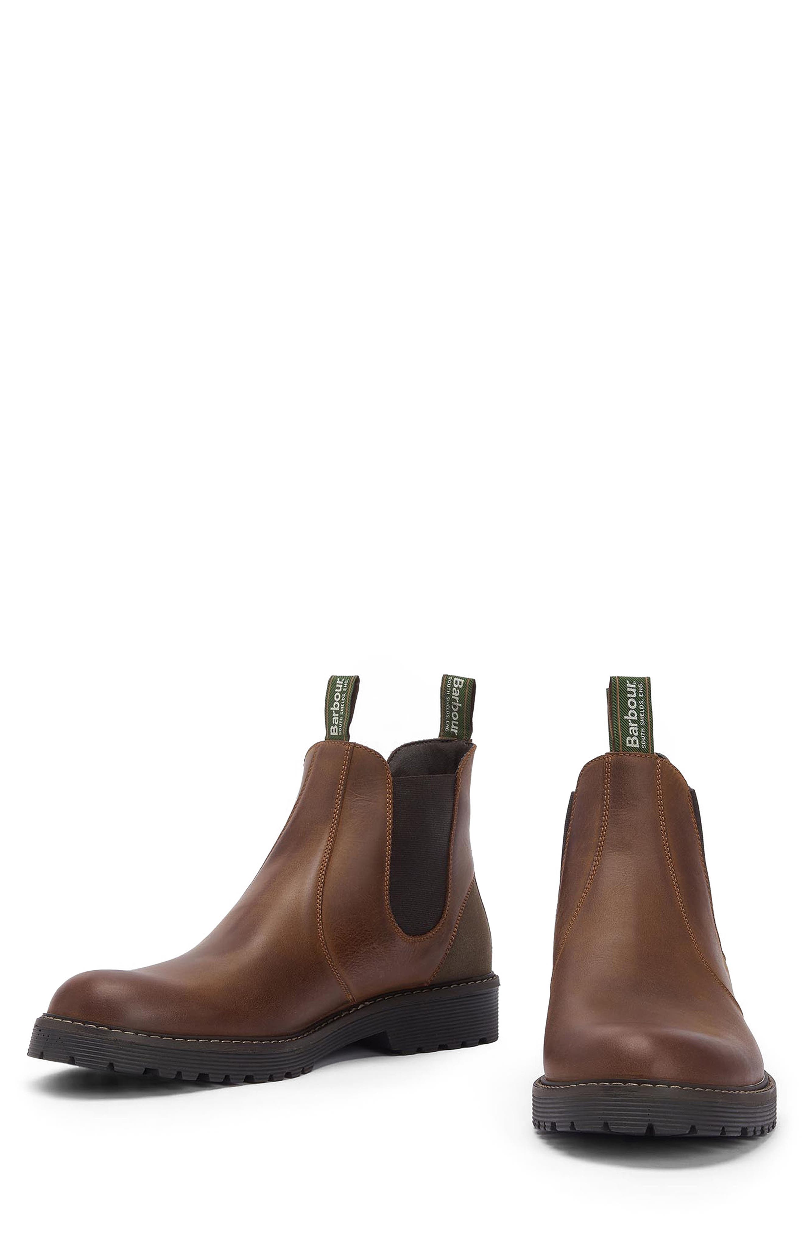 Barbour Patton Waterproof Chelsea Boot, Alternate, color, 