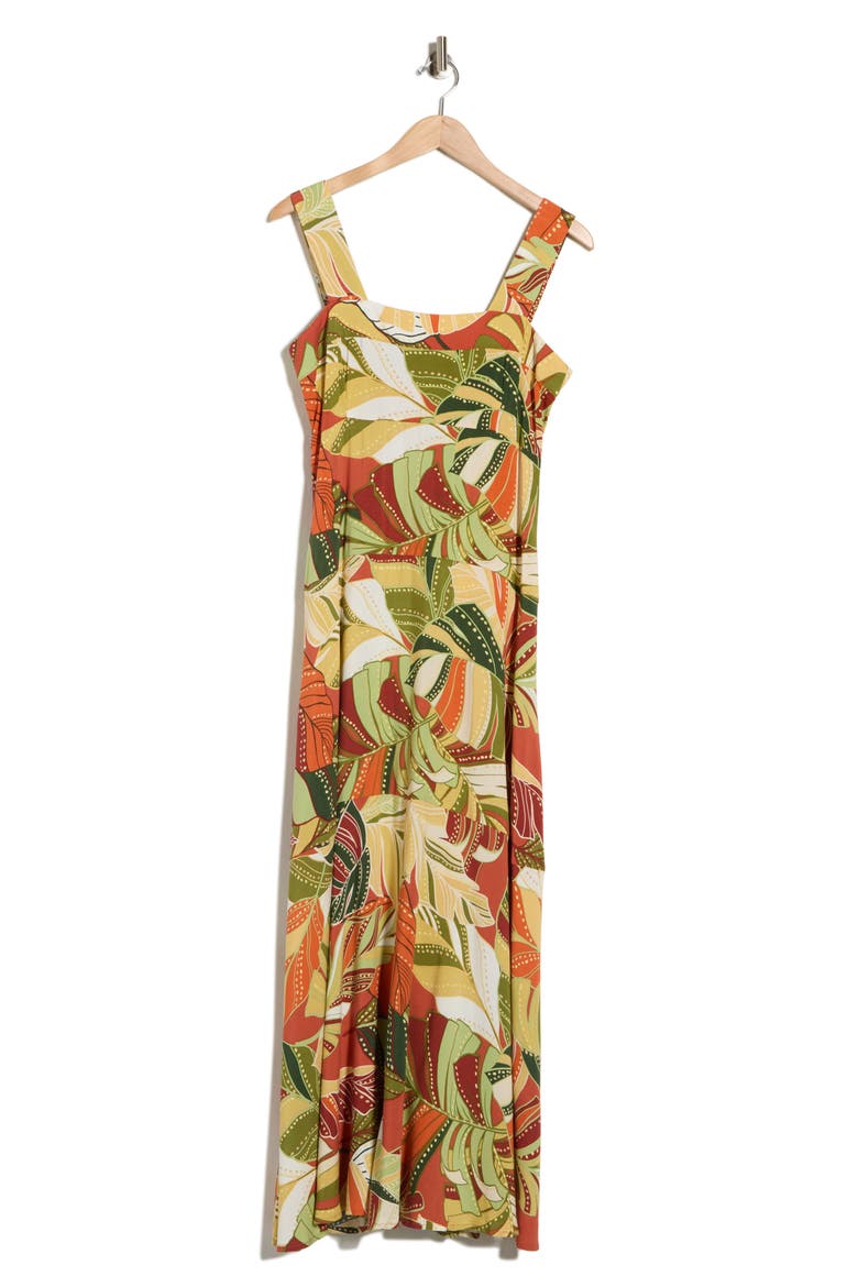 Thick Strap Empire Waist Maxi Dress, Alternate, color, SOFT CREAM