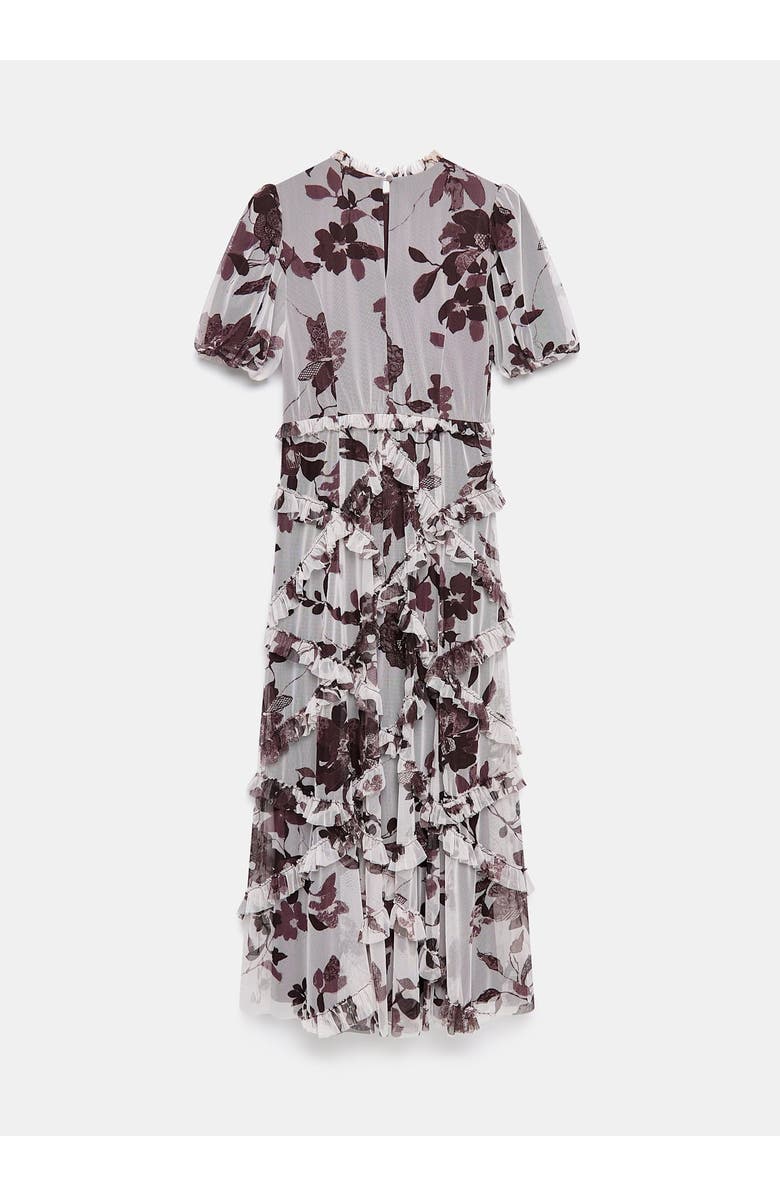 MINT VELVET Floral Printed Maxi Dress, Alternate, color, Burgundy