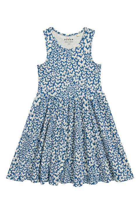 Kids' Twirly Cotton Jersey Dress