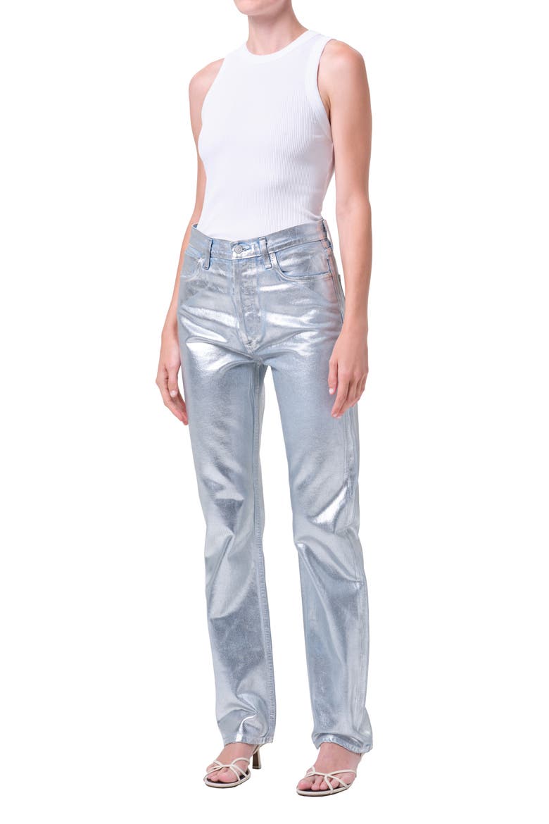 Leigh Rib Racerback Tank, Alternate, color, WHITE