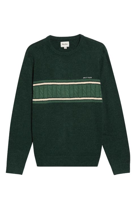 Stripe Crewneck Sweater