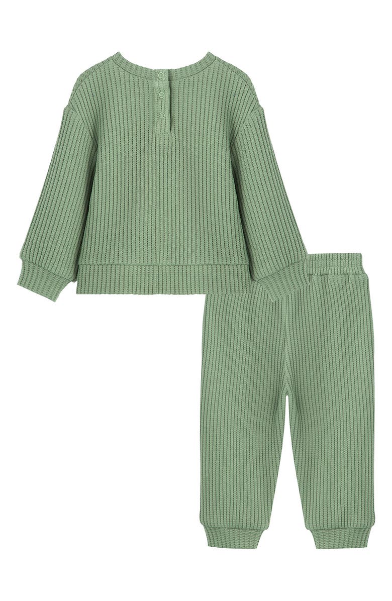 Habitual Girl Tie Front Top & Pants Set, Alternate, color, 