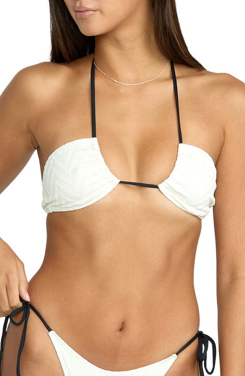 V Baby Halter Bandeau Bikini Top